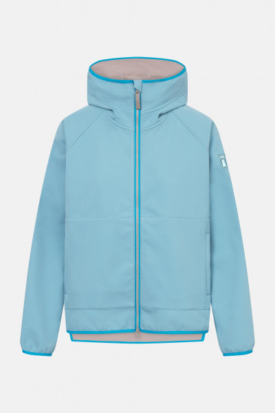Derbe Übergangsjacke Peutby Damen Hellblau Softshell