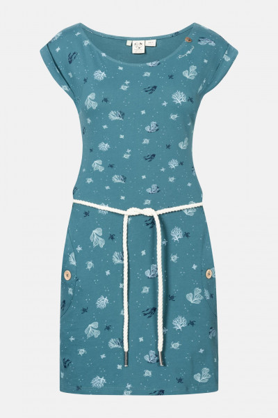 Ragwear Damen Kleid Tag A Organic Deep Ocean Petrol Unterwasser Schildkröten Ragwear Damen Kleid Tag A Organic Deep Ocean Petrol Unterwasser Schildkröten