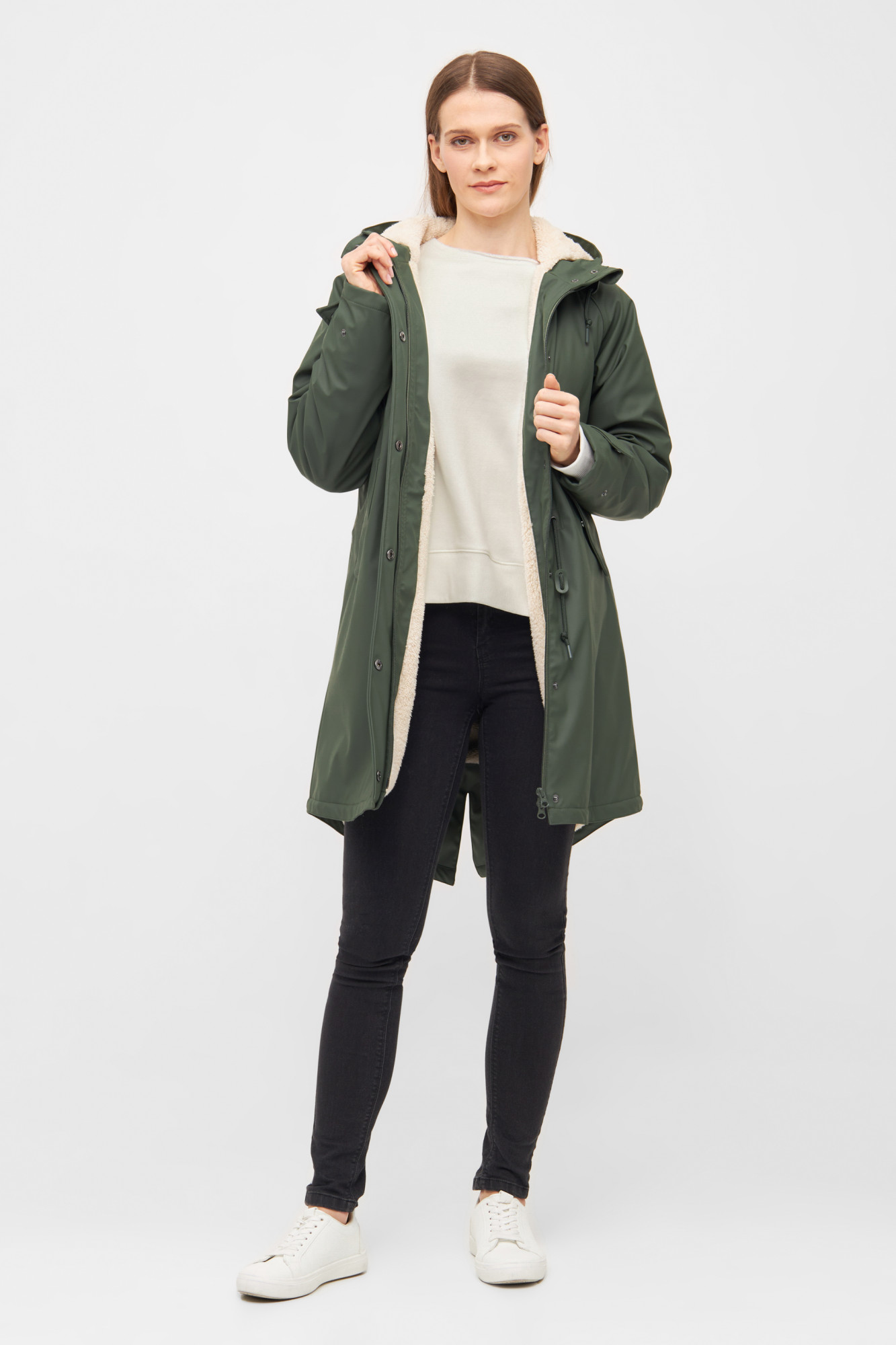 Damen Regenjacke - Model-Foto
