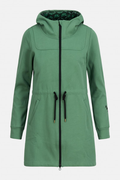 Blutsgeschwister Cosyshell Hooded Damen Fleece Jacke Mint Grün Powder Green Übergangsjacke