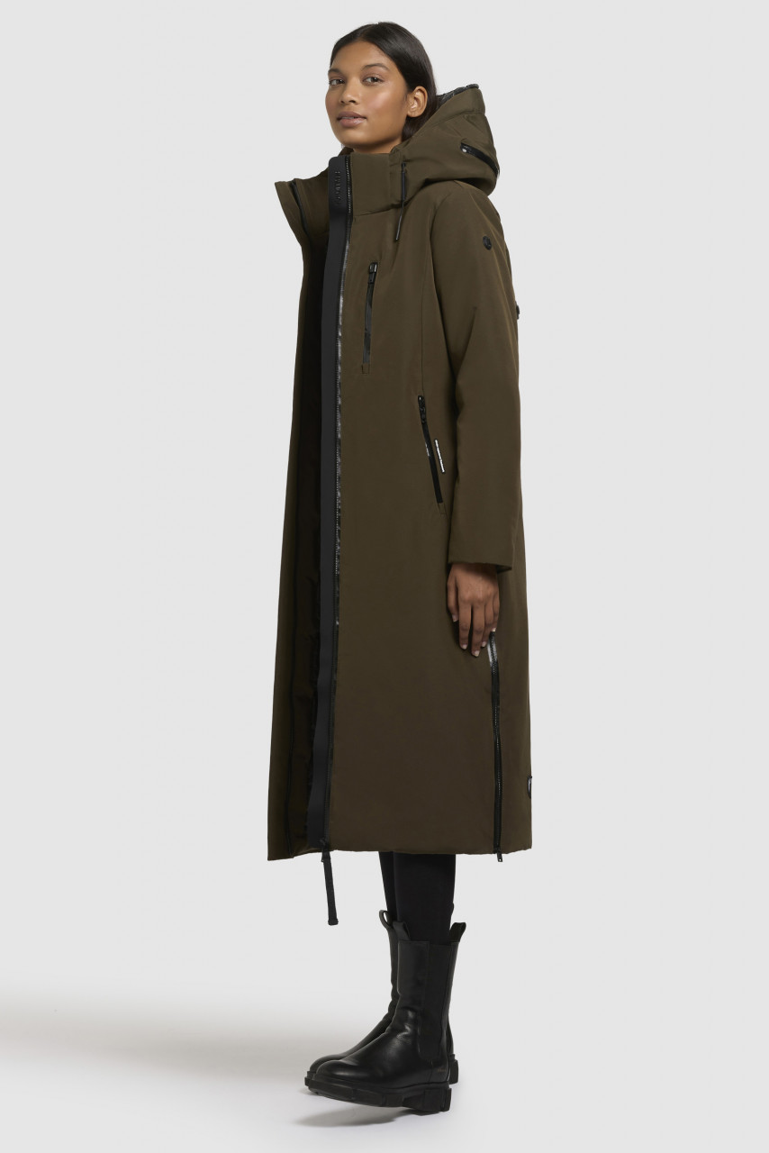Khujo Lofi 2 Damen Wintermantel Grün