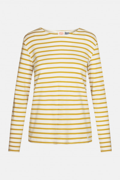Armor Lux Streifenshirt Lesconil Natur Senf Gelb Gestreift Damen Mariniere