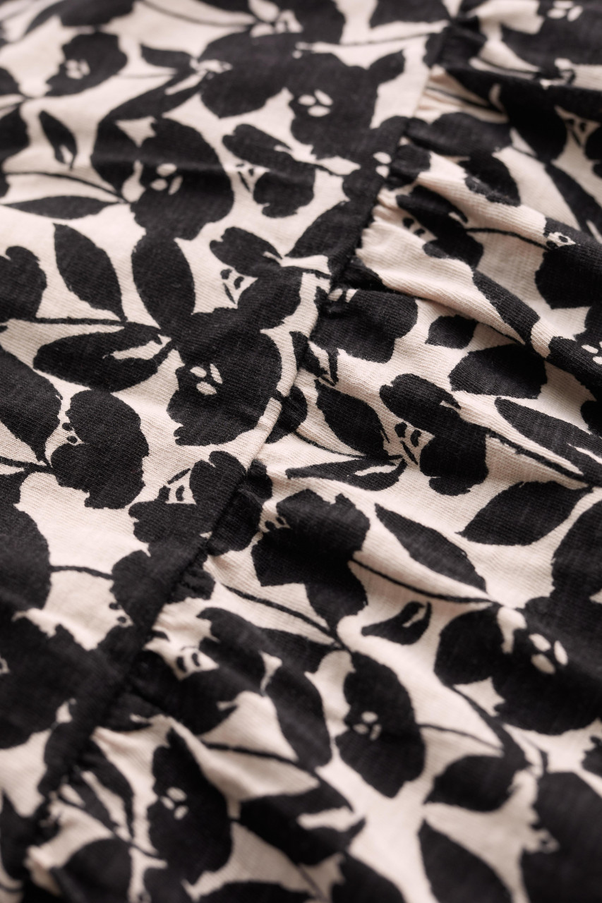 Seasalt Cornwall Line Strokes Dress Damen Kleid Rose Silhouette Black Schwarz