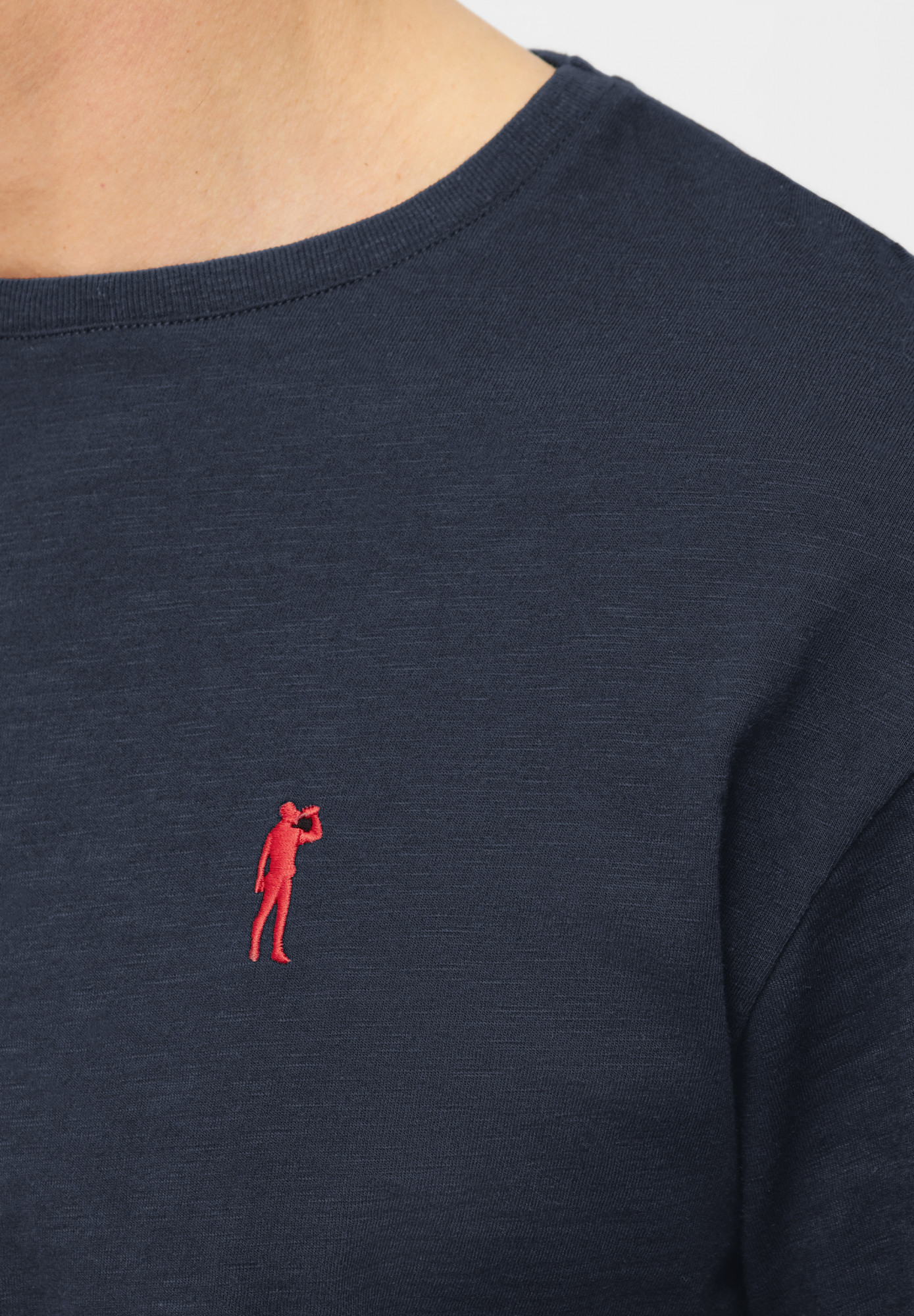 Detailbild von Langarmshirt Kippes Dunkelblau für Herren von derbe