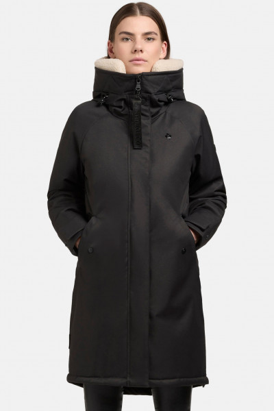 Khujo Semie 2 Damen Winterjacke Grau Parka Teddy