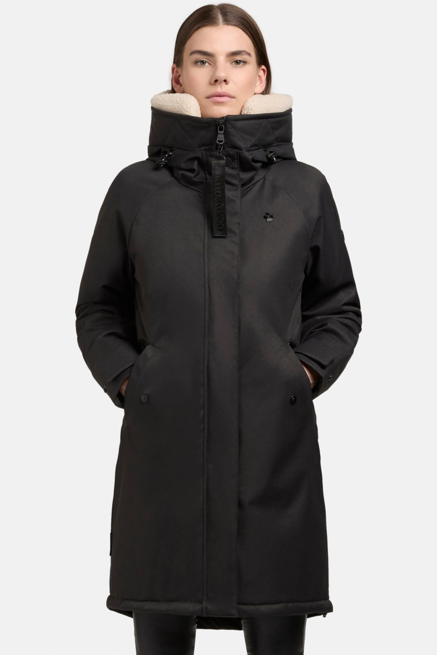 Khujo Semie 2 Damen Winterjacke Grau Parka Teddy