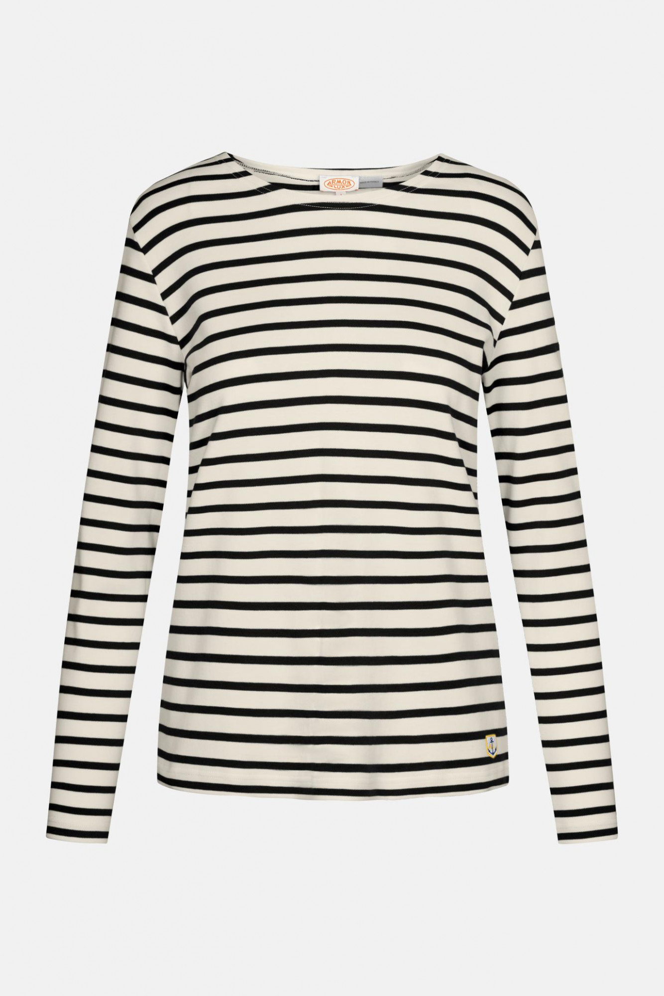 Streifenshirt Lesconil Natur Dunkelblau für Damen von Armor Lux