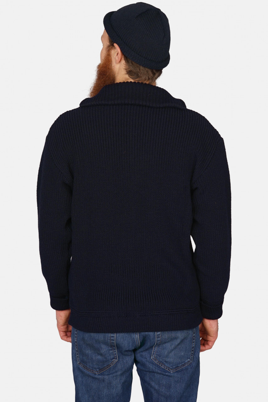 Troyer Hanseheld Wolle Herren Blau