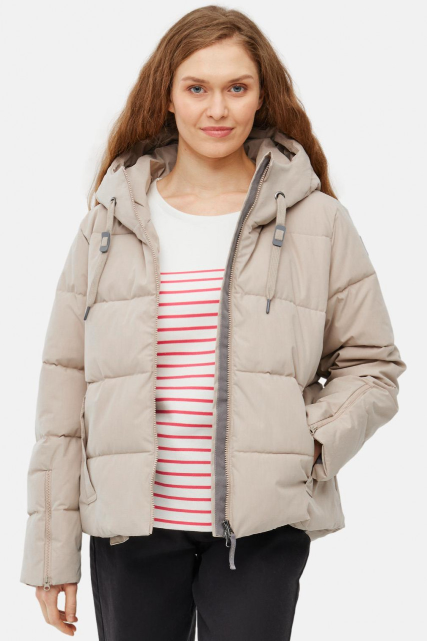 Derbe Winterjacke Richholm Damen Beige Puffer