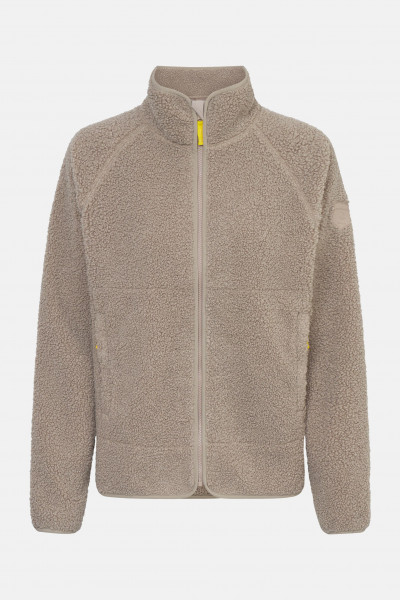 Derbe Fleecejacke Kuschelby Damen Beige