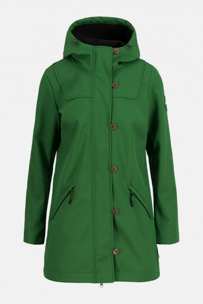 Blutsgeschwister Wild Weather Damen Softshell Grün Rose Stem Green Übergangsjacke Blutsgeschwister Wild Weather Damen Softshell Grün Rose Stem Green Übergangsjacke