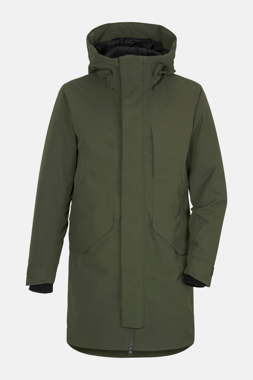 Didriksons Kenny Herren Wintermantel Deep Green Oliv Grün