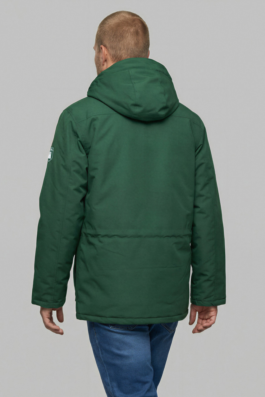 Derbe Winterjacke Festholm Herren Grün Warm Gefüttert