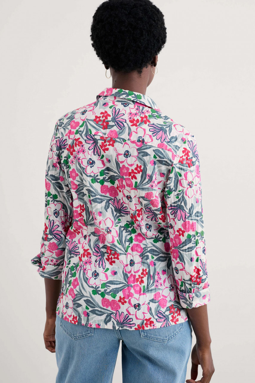 Bluse Damen von Seasalt Cornwall  - Weibliches Model - Rückansicht