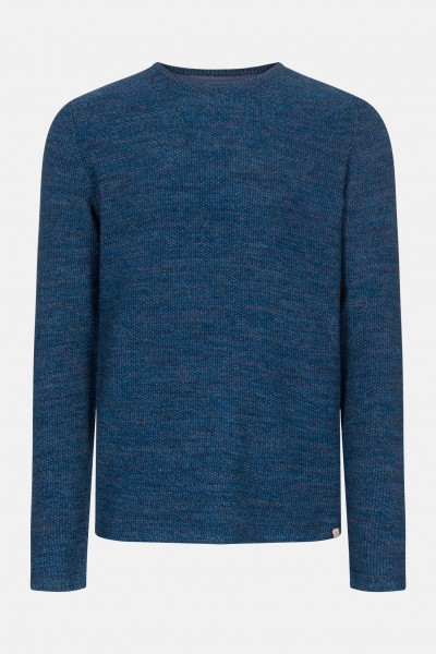 RVLT Revolution Multi Colored Knit Herren Pullover Blau