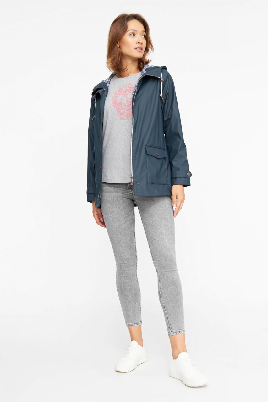 Derbe Pensby Fisher Navy Damen Regenjacke Blau
