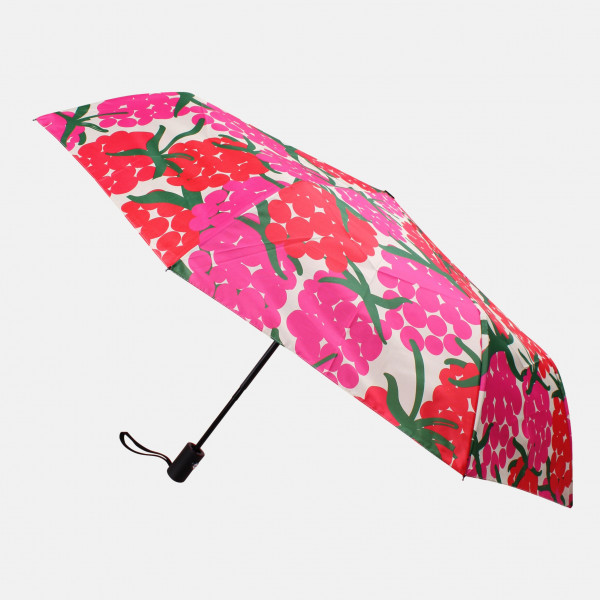 Danefae Regenschirm Danumbrella Rot Pink Beeren Floral
