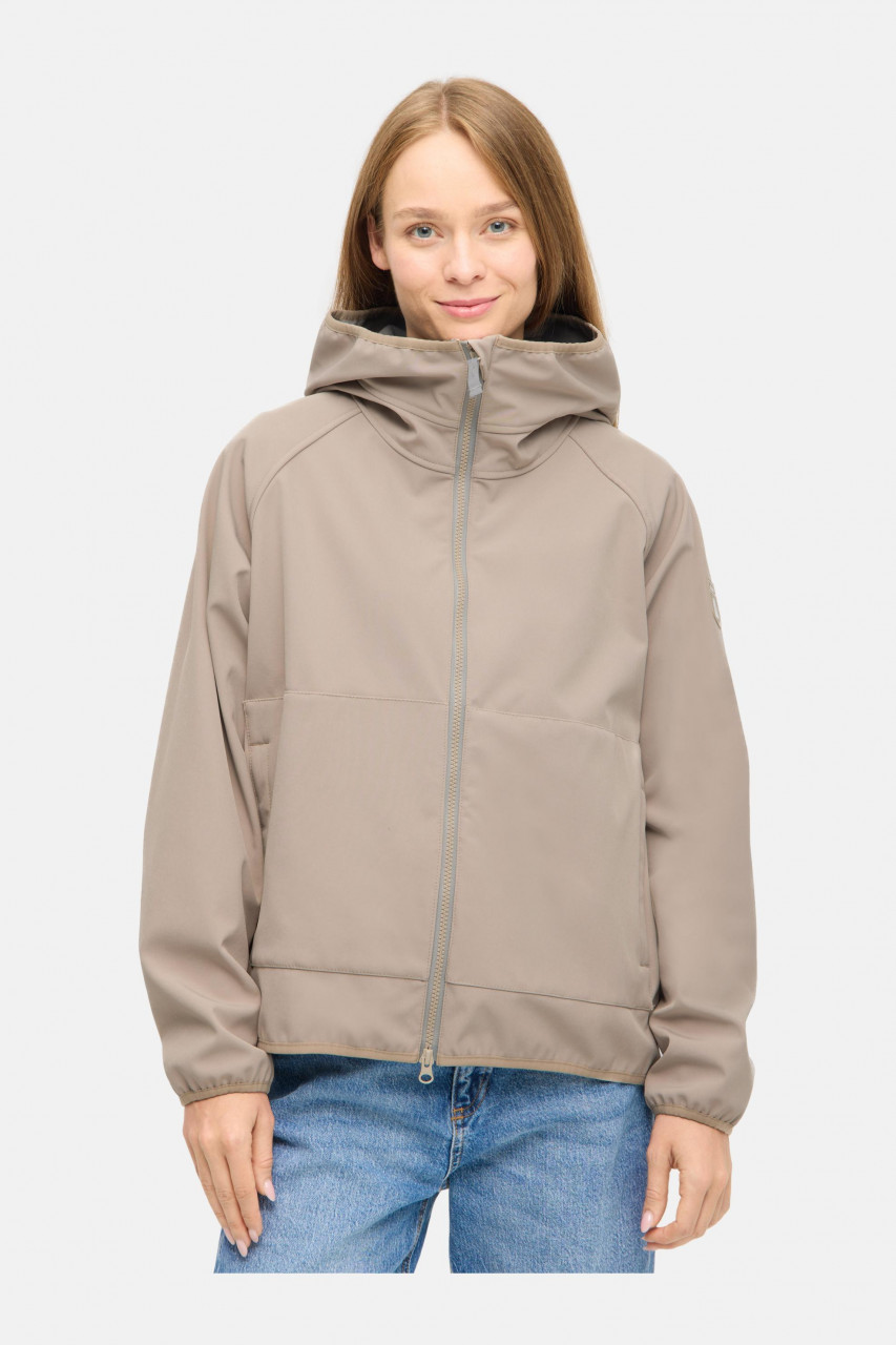 Derbe Softshelljacke Kurz Peutby Damen Beige