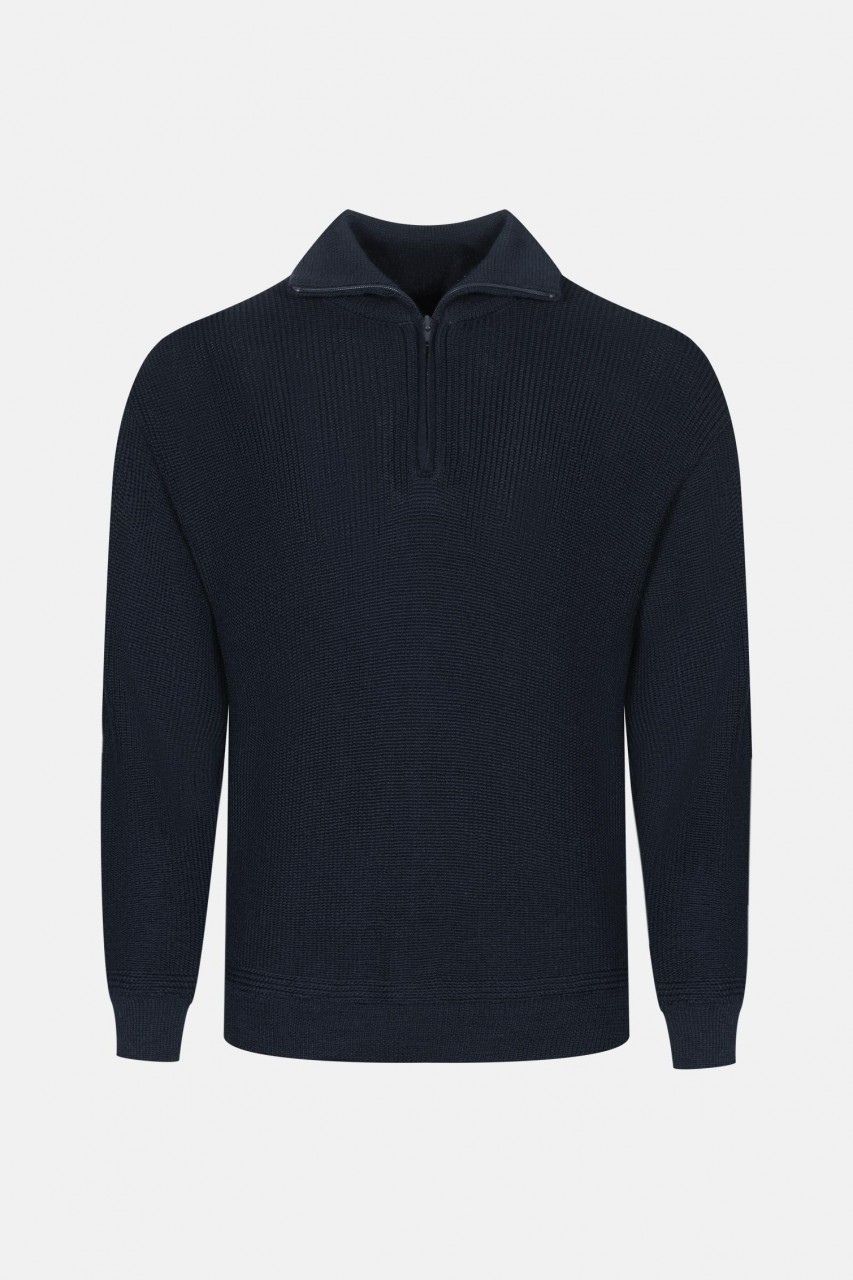 TOM TAILOR Strick-Troyer Dunkelblau » Günstig Online Kaufen