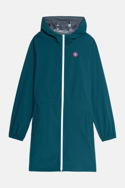 Regenjacke Amelot Grün Petrol Sapin für Unisex von Flotte
