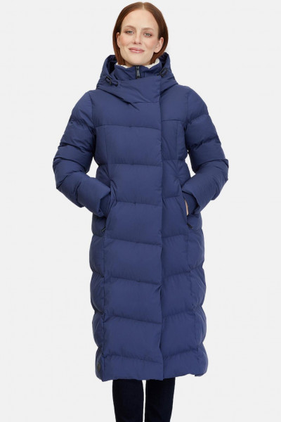Ragwear Wintermantel Pavla Long Damen Blau