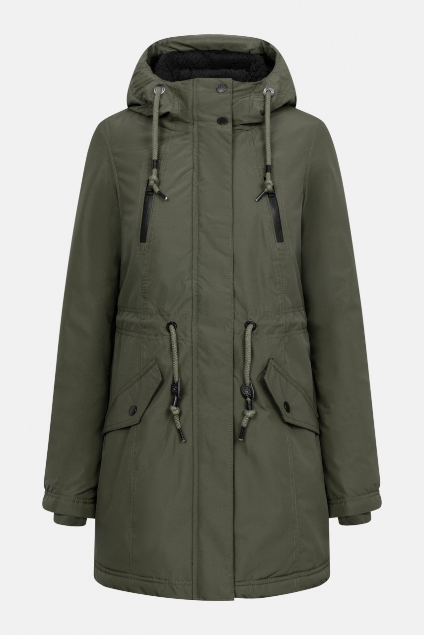 Ragwear Wintermantel Elsien Damen Oliv Grün Parka