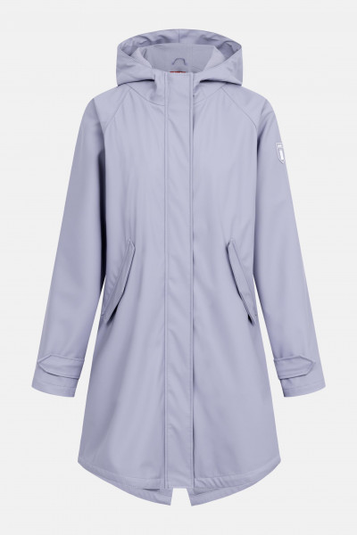 Derbe Regenjacke Traveby Friese Plain Damen Flieder Grau