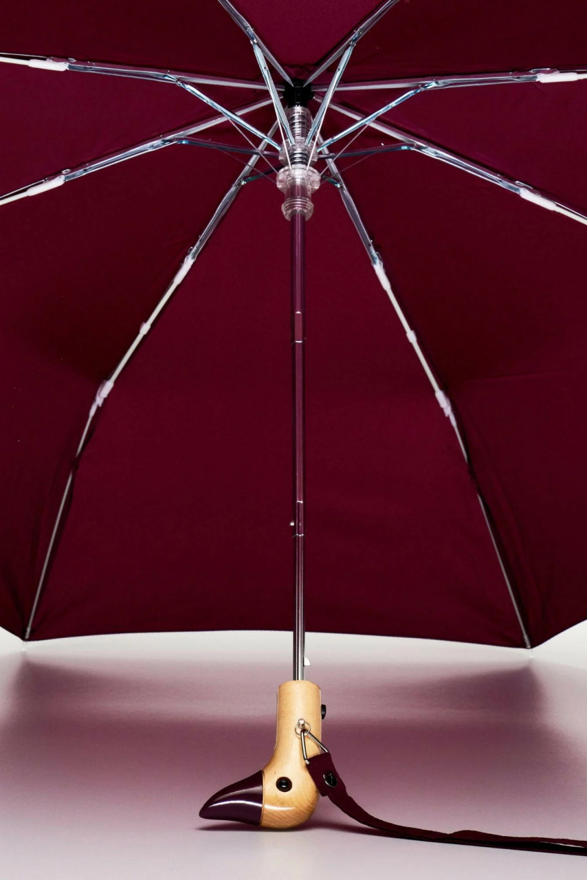 Detailansicht von Regenschirm Compact Duck Umbrella Rot für Unisex von Original Duckhead