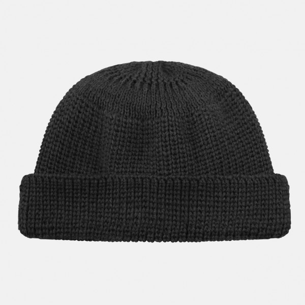 Strickmütze Sebär Wolle Schwarz für Herren von Hanseheld