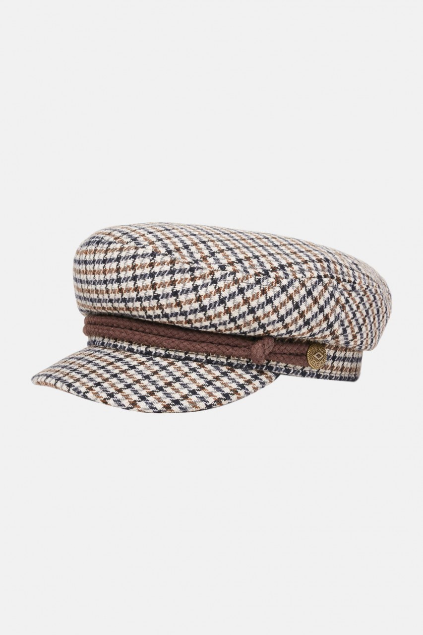 Brixton Fiddler Elbsegler Mütze Beige Braun