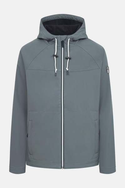 Derbe Softshelljacke Isleby Herren Grau Nachhaltig