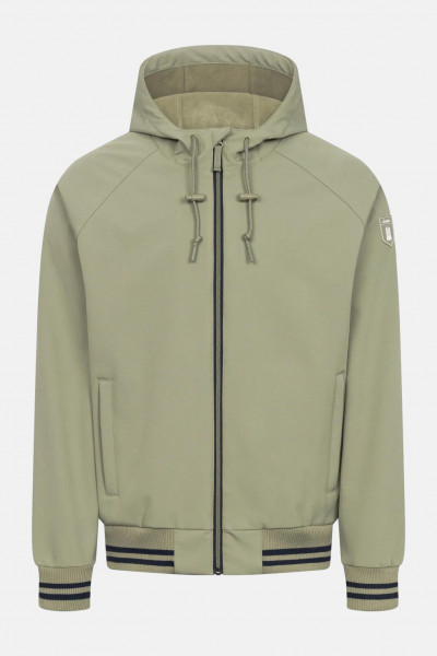 Derbe Übergangsjacke Helgoby Herren Hellgrün Oliv Softshell