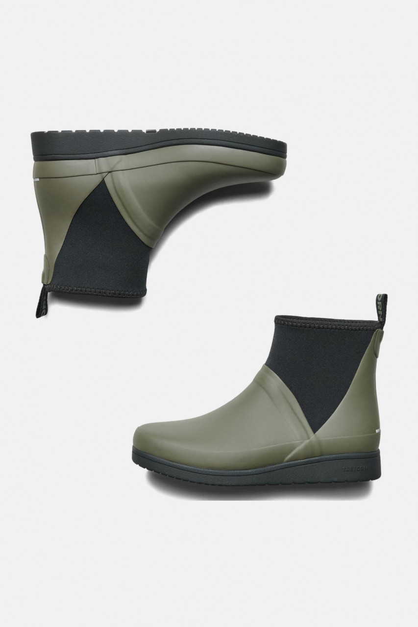 Tretorn Viken Low Neo Damen Gummistiefel Oliv Field Green