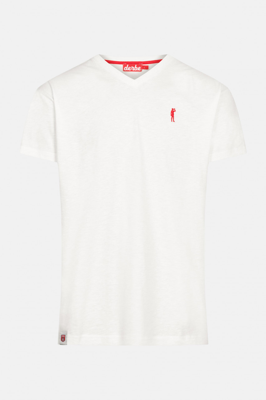 T-Shirt Basic Kippes Beige für Herren von derbe