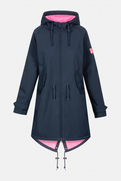 kk Derbe Island Friese Damen Softshell Mantel Navy Carmine Rose Dunkelblau Derbe Island Friese Damen Softshell Mantel Navy Carmine Rose Dunkelblau