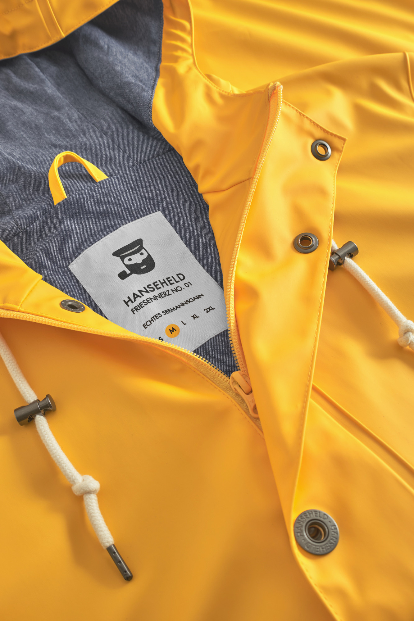 Hanseheld Friesennerz No 01 Gelb Regenjacke