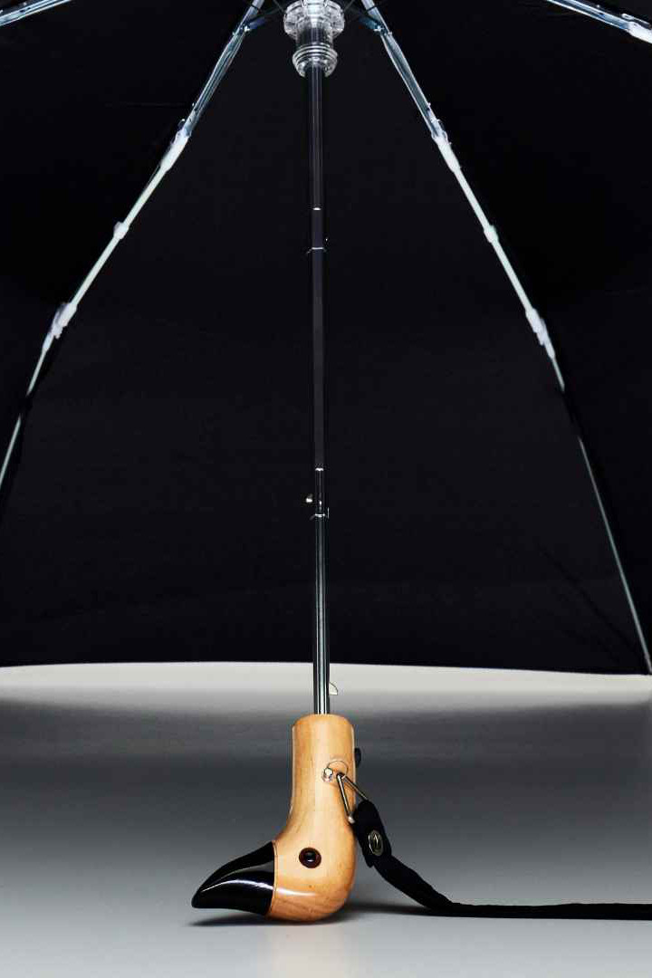 Original Duckhead Regenschirm Schwarz