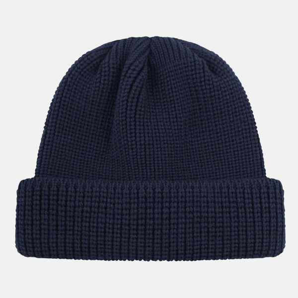 Hanseheld Troyermütze Merino Blau GOTS Organic