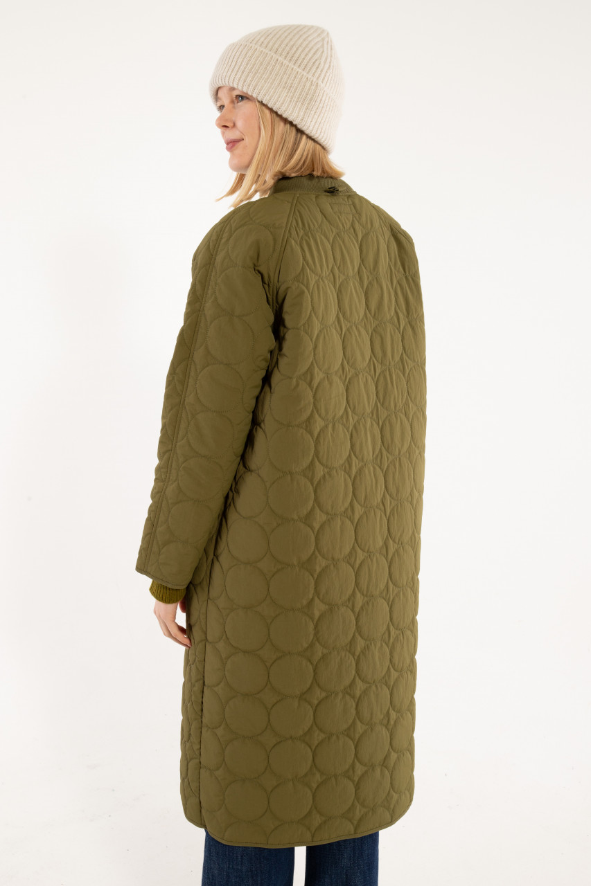 Danefae Wintermantel Daneroyal Damen Oliv Grün Regenjacke Steppjacke