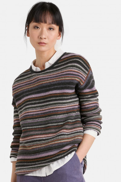 Seasalt Cornwall Fruity Jumper Wisteria Damen Pullover Gestreift Grün Oliv Flieder Seasalt Cornwall Fruity Jumper Wisteria Damen Pullover Gestreift Grün Oliv Flieder