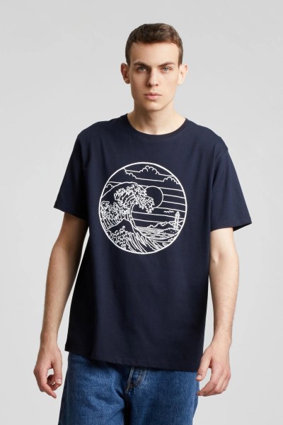 kk Hafendieb Waterkant Männer T-Shirt Navy Dunkelblau Hafendieb Waterkant Männer T-Shirt Navy Dunkelblau