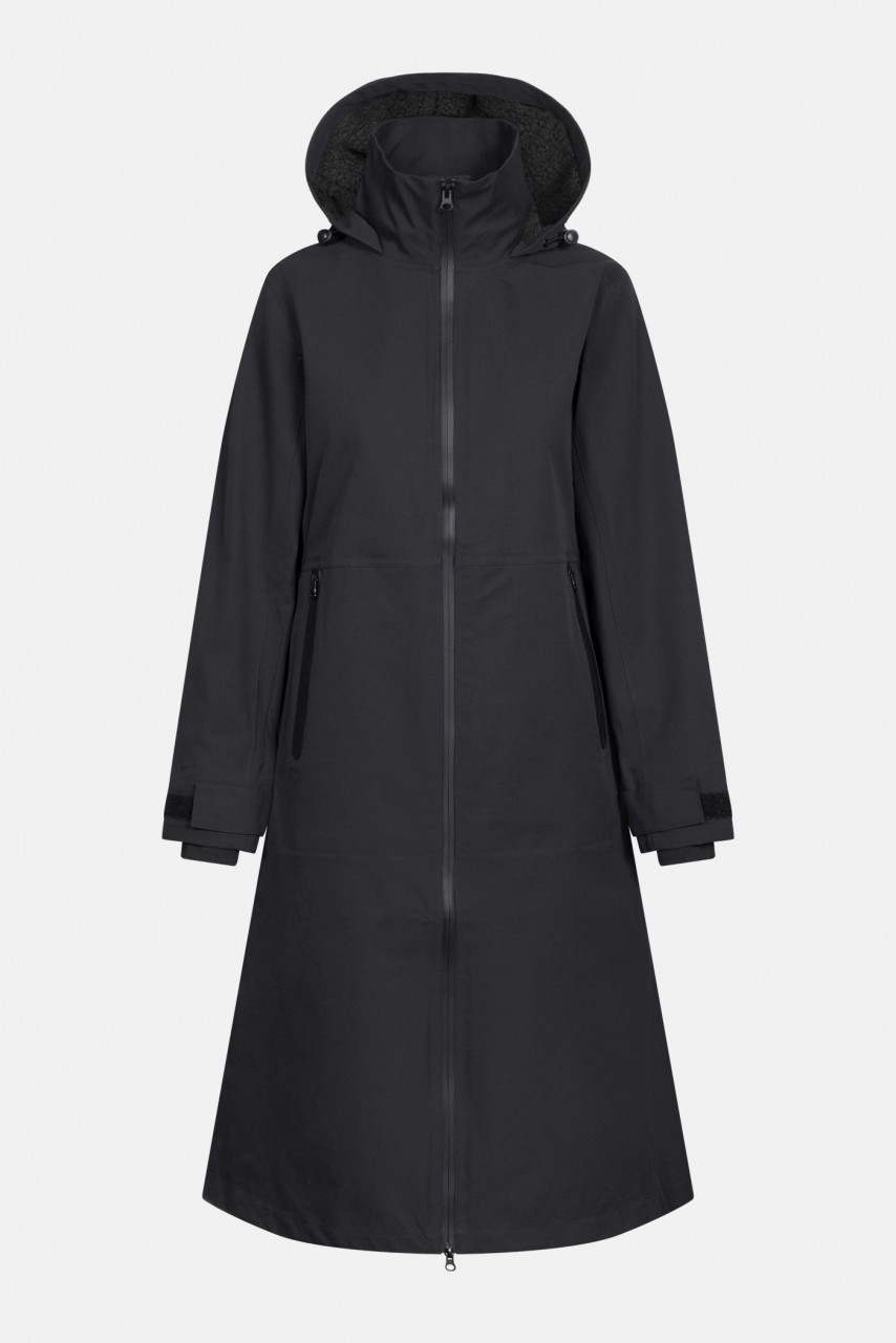Danefae Danesandur Winter Coat Damen Wintermantel Black Schwarz