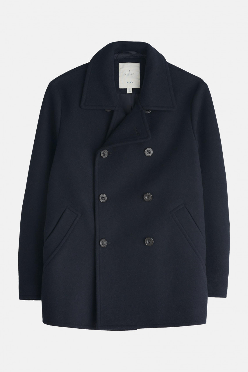 Seasalt Cornwall Caban Channel Herren Blau Navy Peacoat