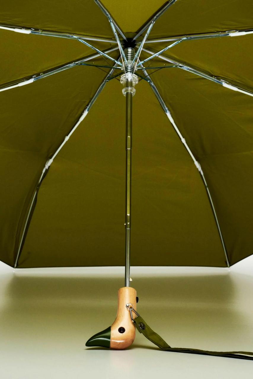 Original Duckhead Regenschirm Oliv Grün