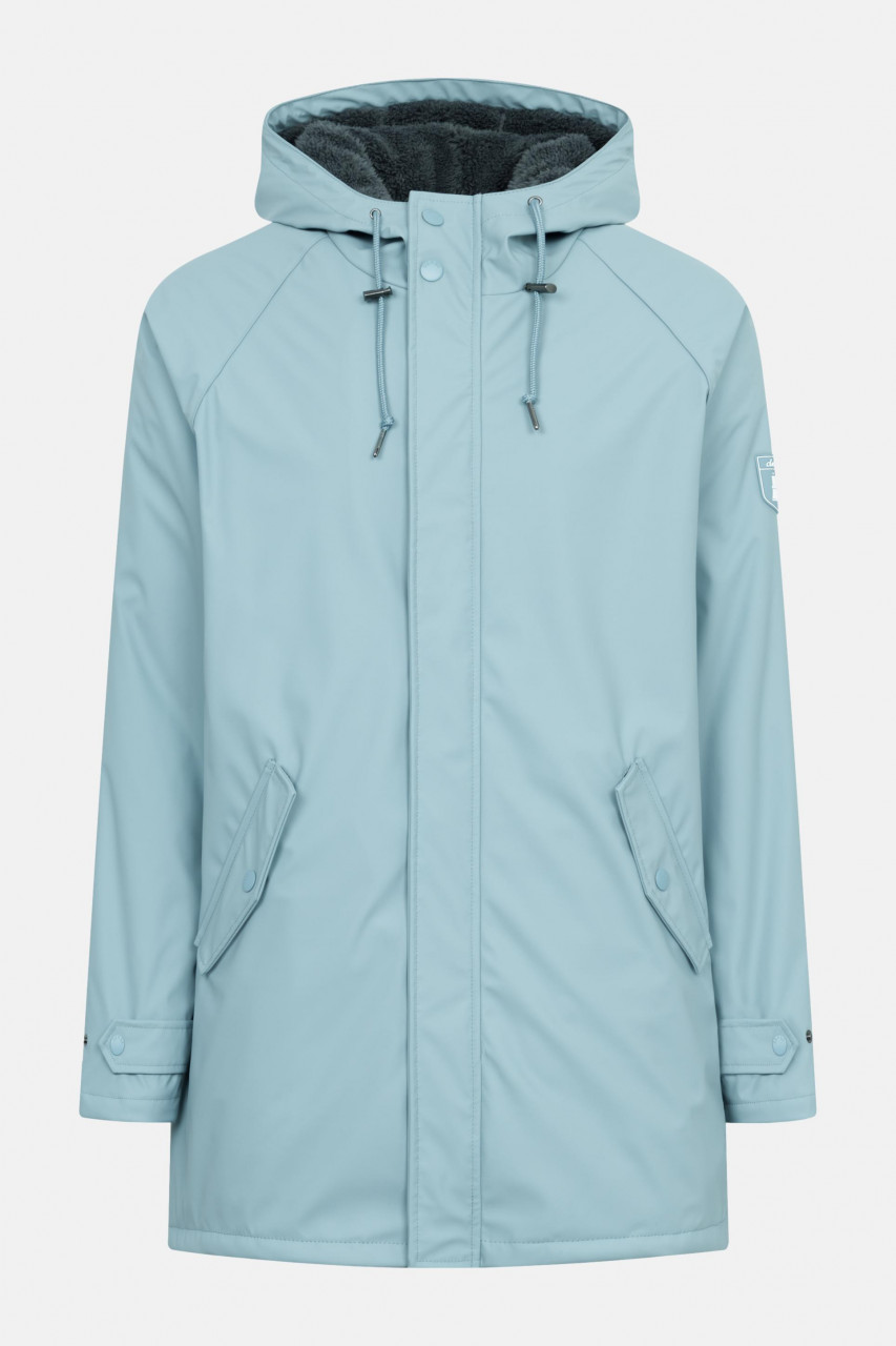 Derbe Regenjacke Trekholm Herren Hellblau Türkis