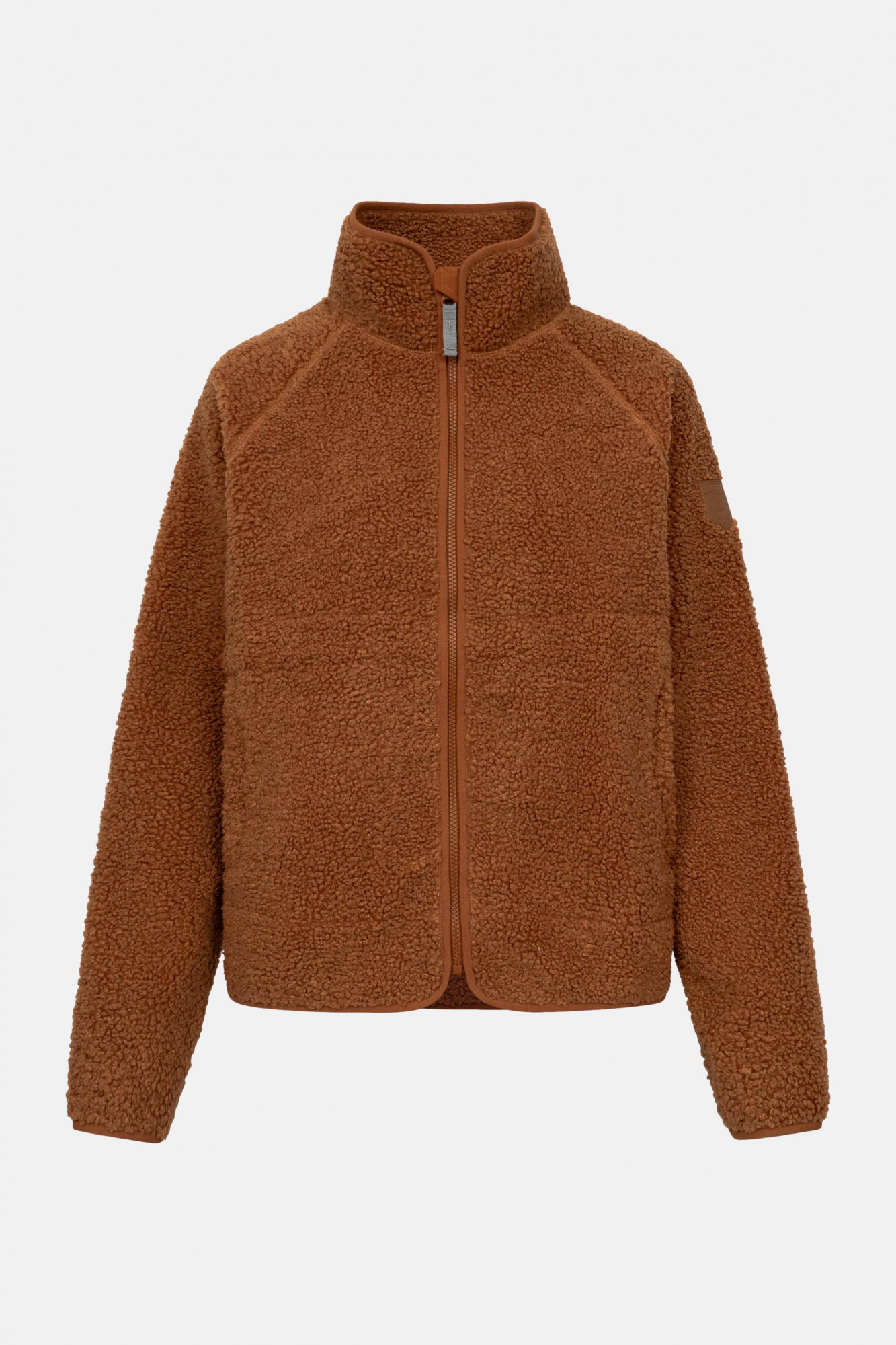 Derbe Damen Fleecejacke Kuschelby Braun Karamell Teddy