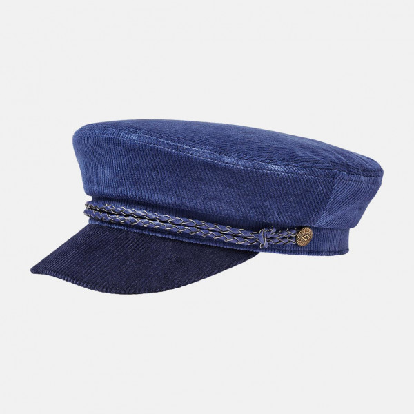 Brixton Ashland Cap Joe Blue Navy Elbsegler Blau Fein Cord