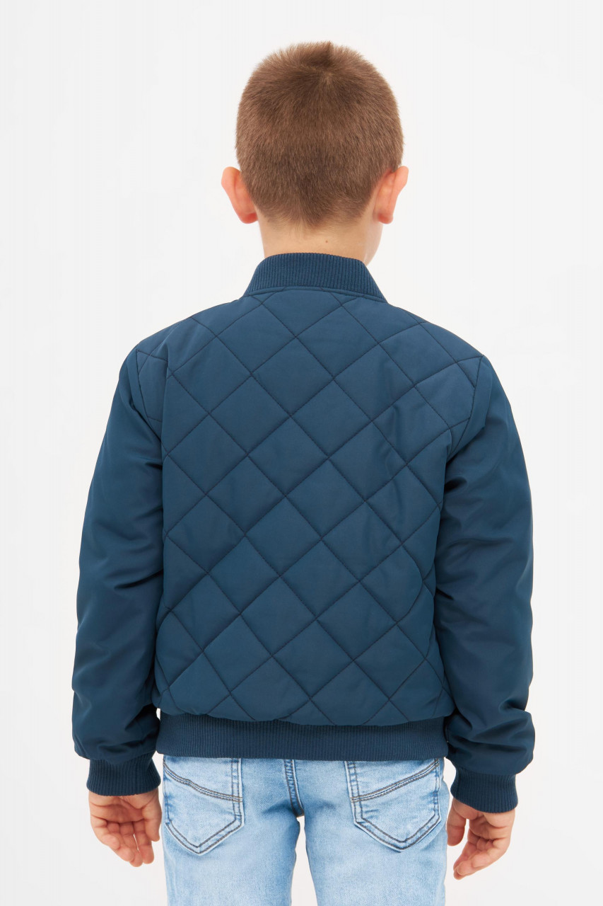Derbe Quiltby College Kids Jacke Kinder Navy Dunkel Blau Nachhaltig
