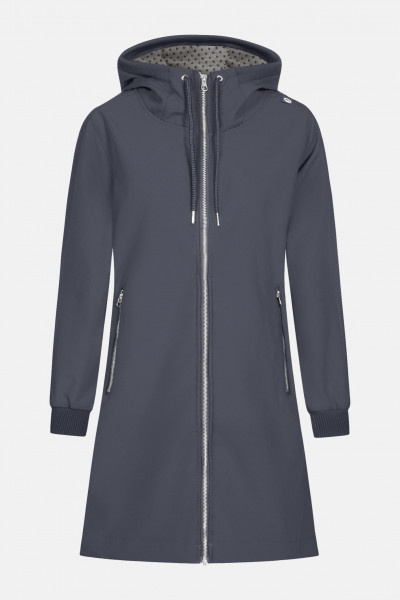 Danefae Danejane Damen Softshell Jacke Grau Gepunktet