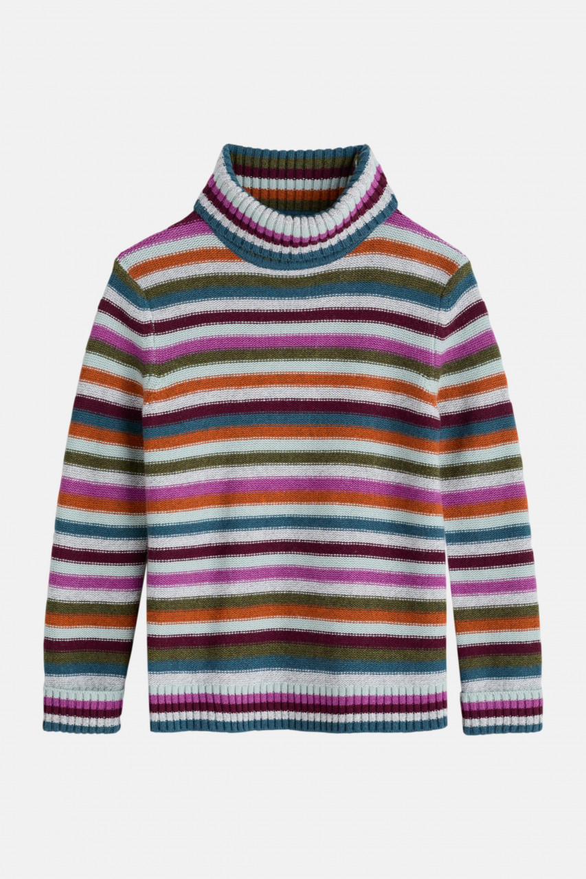 Seasalt Cornwall Pullover Braque Damen Lila Petrol Orange Gestreift